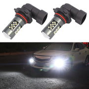 1 Pair 9006 12V 7W Continuous Car LED Fog Light(White Light)