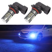 1 Pair 9006 12V 7W Continuous Car LED Fog Light(Ice Blue Light)