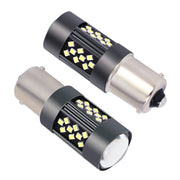 1 Pair 1156 12V 7W Strobe Car LED Fog Light(Ice Blue Light)