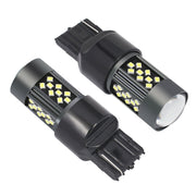 1 Pair 7443 12V 7W Strobe Car LED Fog Light(White Light)