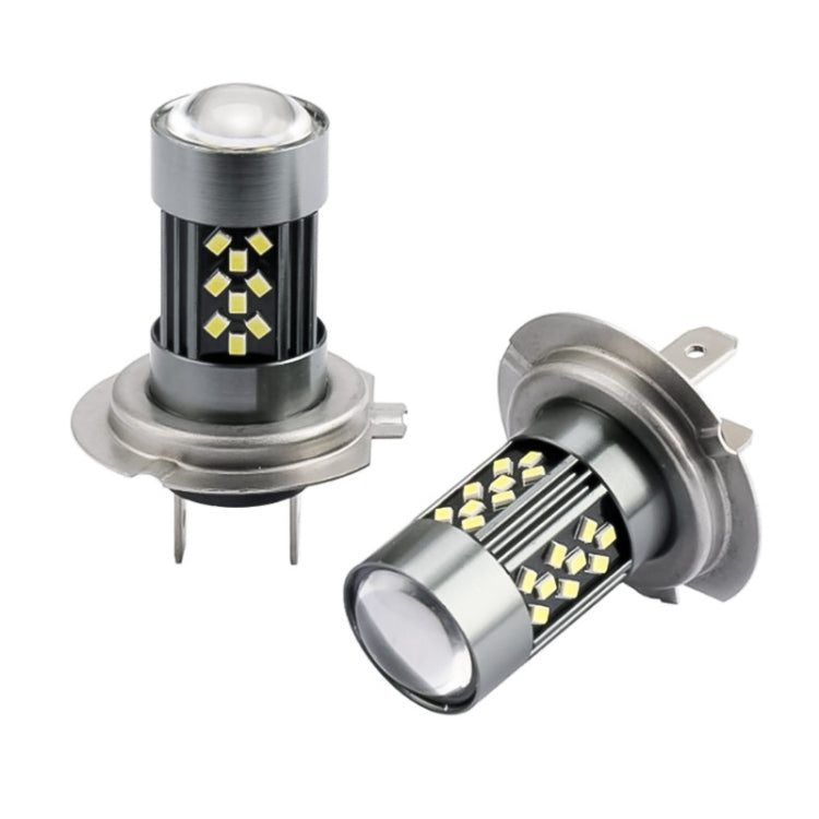 1 Pair H7 12V 7W Strobe Car LED Fog Light(Orange Light)