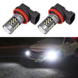 1 Pair H11 12V 7W Strobe Car LED Fog Light(White Light) - Fog / Driving Lights by PMC TechLife | Online Shopping South Africa | PMC TechLife | Buy Now Pay Later Mobicred