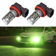 1 Pair H11 12V 7W Strobe Car LED Fog Light(Lime Light)