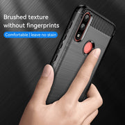 For Lenovo K13 Brushed Texture Carbon Fiber TPU Phone Case(Black)