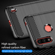 For Lenovo K13 Brushed Texture Carbon Fiber TPU Phone Case(Black)