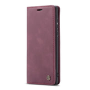 For Huawei P40 CaseMe-013 Multifunctional Horizontal Flip Leather Case with Card Slot & Holder & Wallet(Wine Red)