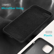 For iPhone SE 2022 / SE 2020 Shockproof Full Coverage Silicone Soft Protective Case(Black)