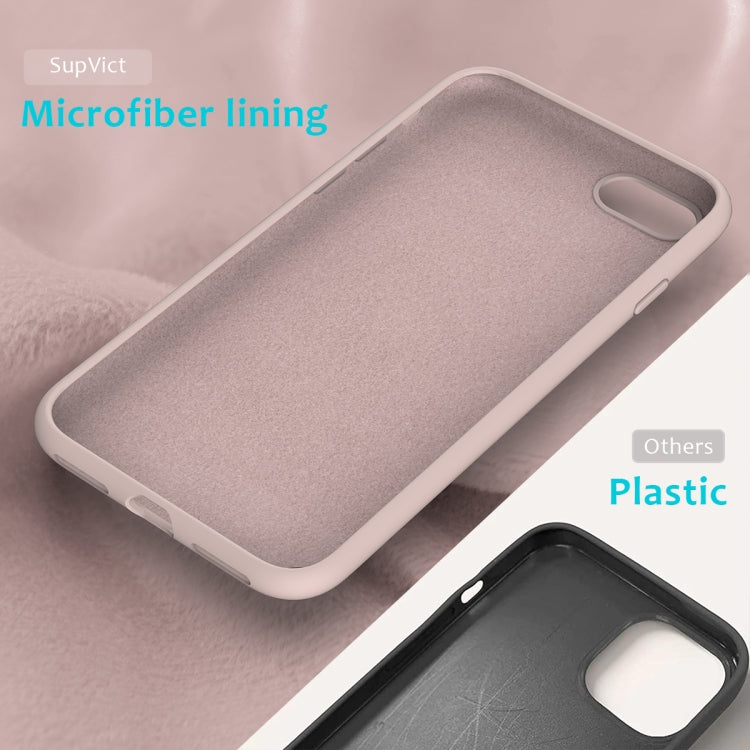 For iPhone SE 2022 / SE 2020 Shockproof Full Coverage Silicone Soft Protective Case(Pink)
