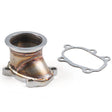 Car Modified 63mm Turbo Down Pipe V-band Adapter with Clamp Flange - Engine Fittings by PMC TechLife | Online Shopping South Africa | PMC TechLife | Buy Now Pay Later Mobicred