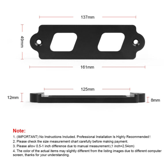 Car Aluminum Alloy Battery Fixing Bracket for Honda Civic 1988-2000(Blue)