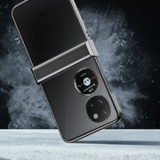 For Huawei P50 Pocket Electroplating PC Full Coverage Shockproof Phone Case(Silver)