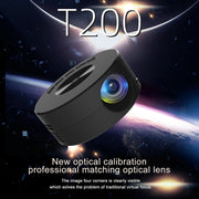T200 1500LM 1920x1080P LED Mini Projector, AU Plug(Black)