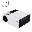 Y6 190ANSI 1024x600P LED Projector Support Screen Mirroring, EU Plug(White) - LED Projector by PMC TechLife | Online Shopping South Africa | PMC TechLife | Buy Now Pay Later Mobicred