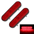 2 PCS 24LED Reflector Brake Light Turn Signal Light(Red Shell Red Light) - Turn Signal by PMC TechLife | Online Shopping South Africa | PMC TechLife | Buy Now Pay Later Mobicred