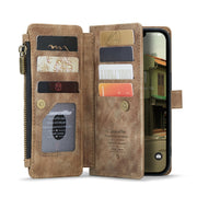 For iPhone 14 Plus CaseMe C30 Multifunctional Phone Leather Case (Brown)