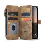 For iPhone 14 Pro CaseMe C30 Multifunctional Phone Leather Case(Brown)