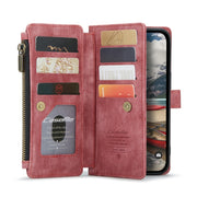 For iPhone 14 Pro Max CaseMe C30 Multifunctional Phone Leather Case (Red)