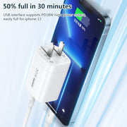 REMAX RP-U6 Magic Speed Series 30W USB+USB-C / Type-C Foldable Fast Charger, Specification:CN Plug(White)