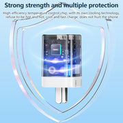 REMAX RP-U6 Magic Speed Series 30W USB+USB-C / Type-C Foldable Fast Charger, Specification:UK Plug(White)