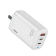 REMAX RP-U55 Territory Series 65W USB+Dual USB-C / Type-C Interface Fast Charger, Specification:CN Plug(White) - free shipping - PMC TechLife - Order now!