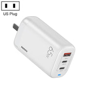 REMAX RP-U55 Territory Series 65W USB+Dual USB-C / Type-C Interface Fast Charger, Specification:US Plug (White)