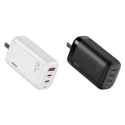 REMAX RP-U55 Territory Series 65W USB+Dual USB-C / Type-C Interface Fast Charger, Specification:US Plug (White)