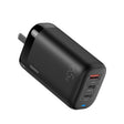 REMAX RP-U55 Territory Series 65W USB+Dual USB-C / Type-C Interface Fast Charger, Specification:CN Plug(Black) - USB Charger by REMAX | Online Shopping South Africa | PMC TechLife | Buy Now Pay Later Mobicred