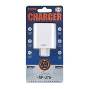 REMAX RP-U70 Jane Series 20W USB-C/Type-C PD Fast Charger, Specification:CN Plug(White)