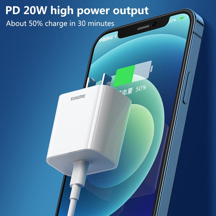 REMAX RP-U79 Speed Series 20W USB-C/Type-C Multi-Compatible Fast Charger, Specification:CN Plug(White)