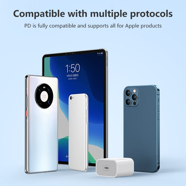 REMAX RP-U79 Speed Series 20W USB-C/Type-C Multi-Compatible Fast Charger, Specification:CN Plug(White)
