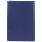 For 10 inch Tablet 360 Degree Rotation Litchi Texture Flip Leather Tablet Case(Blue)