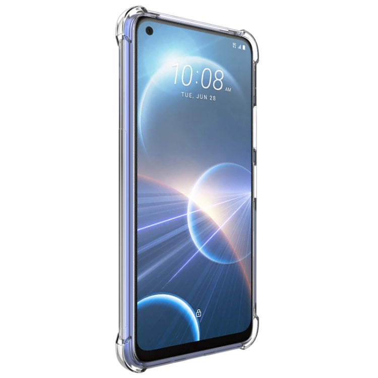For HTC Desire 22 Pro 5G imak All-inclusive Shockproof Airbag TPU Case (Transparent)