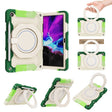 For Lenovo Tab M10 Plus 3rd Gen Armor Contrast Color Silicone + PC Tablet Case(Colorful Green) - Lenovo by PMC TechLife | Online Shopping South Africa | PMC TechLife | Buy Now Pay Later Mobicred