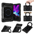 For Lenovo Tab M10 Plus 3rd Gen Armor Contrast Color Silicone + PC Tablet Case(Black) - Lenovo by PMC TechLife | Online Shopping South Africa | PMC TechLife | Buy Now Pay Later Mobicred
