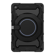 For Lenovo Tab M10 Plus 3rd Gen Armor Contrast Color Silicone + PC Tablet Case(Black)
