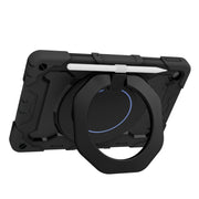 For Lenovo Tab M10 Plus 3rd Gen Armor Contrast Color Silicone + PC Tablet Case(Black)