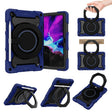For Lenovo Tab M10 Plus 3rd Gen Armor Contrast Color Silicone + PC Tablet Case(Navy Blue) - Lenovo by PMC TechLife | Online Shopping South Africa | PMC TechLife | Buy Now Pay Later Mobicred