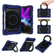 For Lenovo Tab M10 Plus 3rd Gen Armor Contrast Color Silicone + PC Tablet Case(Navy Blue)