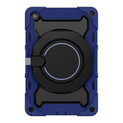 For Lenovo Tab M10 Plus 3rd Gen Armor Contrast Color Silicone + PC Tablet Case(Navy Blue)