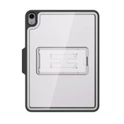 Mutural Transparent Holder Tablet Case For iPad Air 2022/ 2020 10.9(Black)