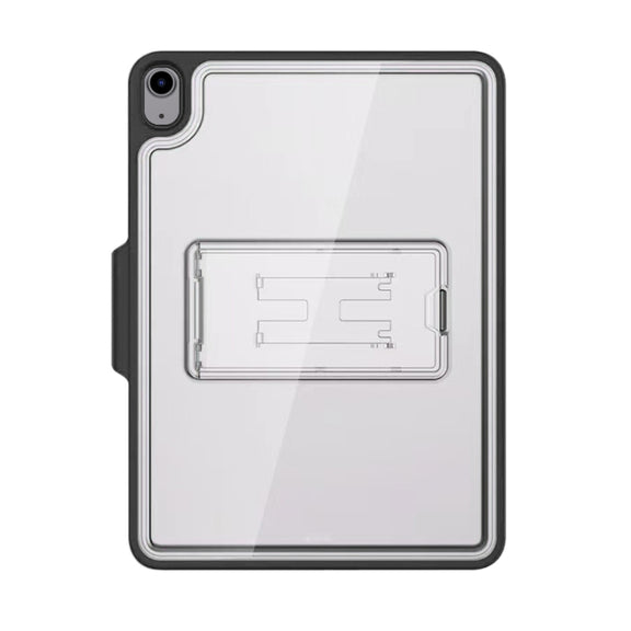 Mutural Transparent Holder Tablet Case For iPad Air 2022/ 2020 10.9(Black)