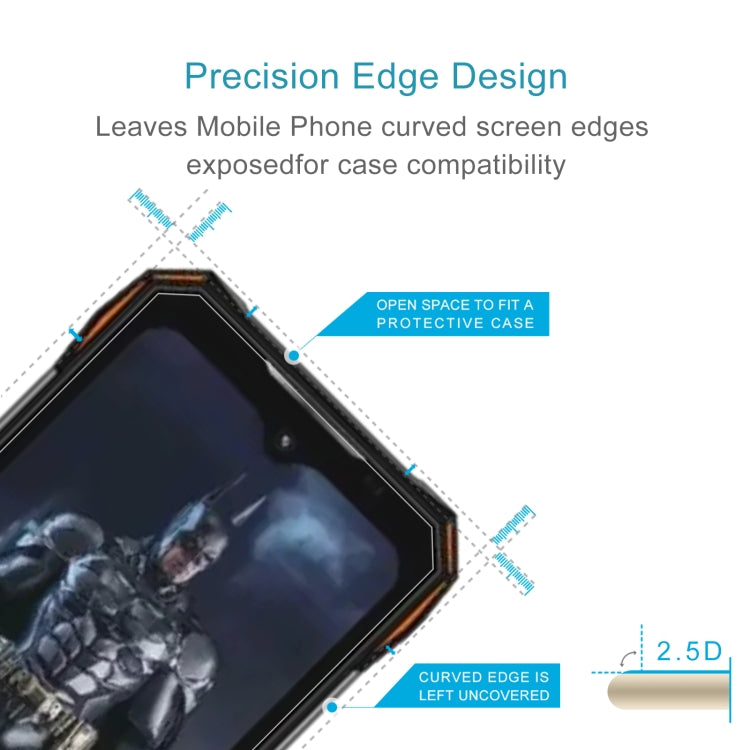 10 PCS 0.26mm 9H 2.5D Tempered Glass Film For Doogee S89 Pro