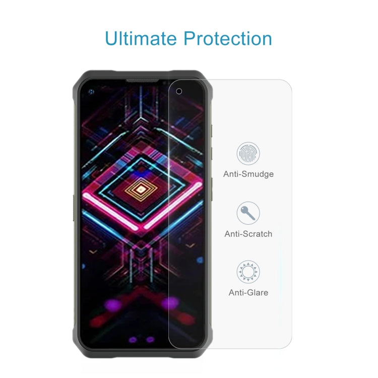 10 PCS 0.26mm 9H 2.5D Tempered Glass Film For Doogee V11