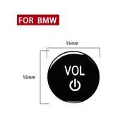 Car Audio Volume Button for BMW X7 G07 2019+, Left and Right Drive(Black)