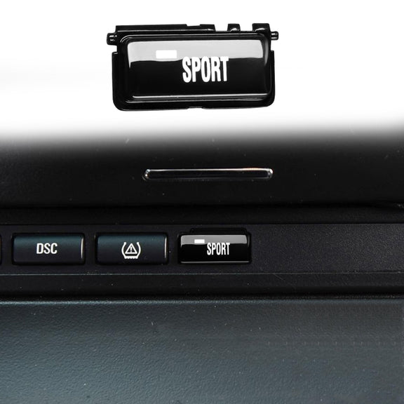 Car Sport Mode Sport Button for BMW M3 1998-2004 E46,Left and Right Drive(Black)