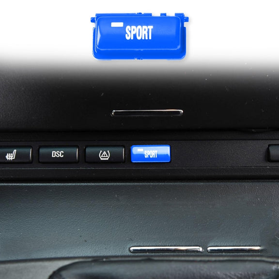 Car Sport Mode Sport Button for BMW M3 1998-2004 E46,Left and Right Drive(Blue)