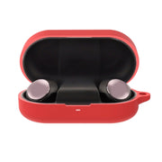 EQ Silicone Bluetooth Earphone Cover with Carabiner For B&O Beoplay(Red)