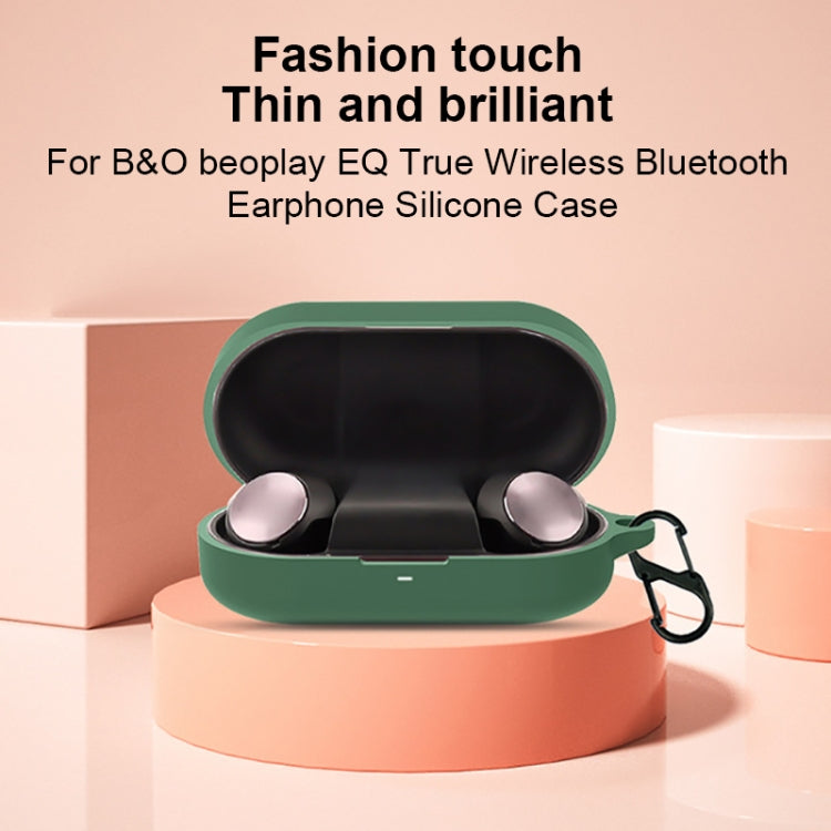 EQ Silicone Bluetooth Earphone Cover with Carabiner For B&O Beoplay(Red)