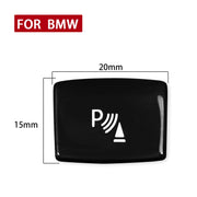 Car Gear Electric Eye Button for BMW 1 Series F20 2012-2018,Left and Right Drive(Black)