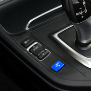 Car Gear Electric Eye Button for BMW 1 Series F20 2012-2018,Left and Right Drive(Blue)